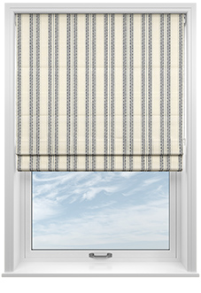 Noble Stripe, Hudds - Twist&Fit Roman Blind